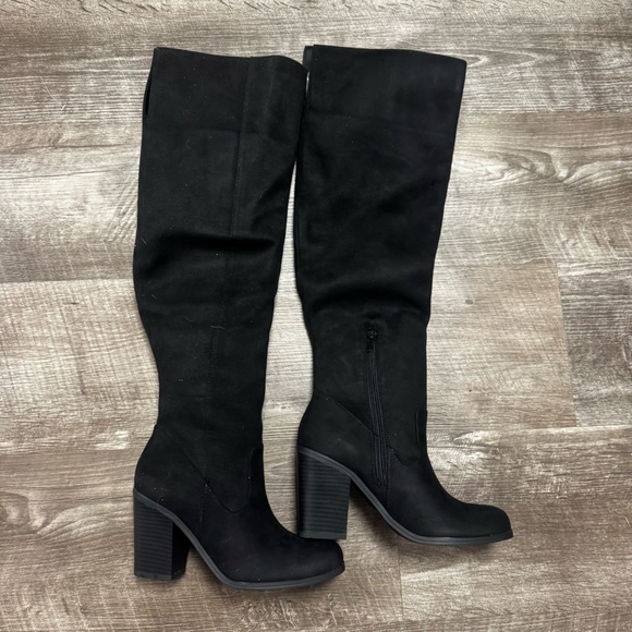 J. Adams Tall Black Heeled Boots Size 5.5 NEW IN BOX - Picture 6 of 8